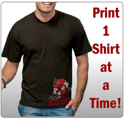 just print 1 shirt at a time single one