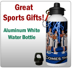 white water bottle full color printing