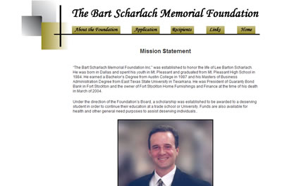 bart scharlach memorial foundation scholarships