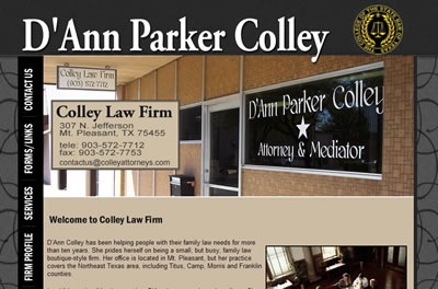 d'ann parker colley attorney mount pleasant