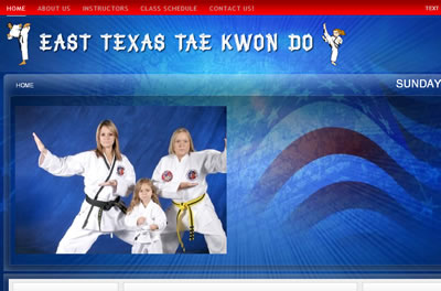 north east texas tae kwon do karate websites