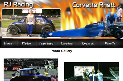 rj racing team paris drag strip corvette rhett